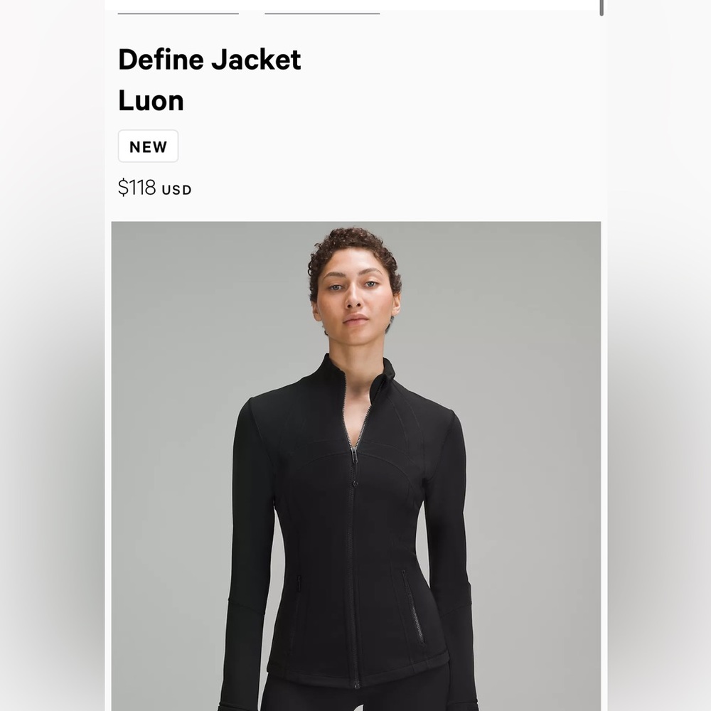 Lululemon define jacket